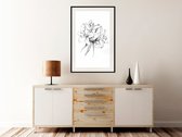 Artgeist - Schilderij - Sketch Lillies - Multicolor - 30 X 45 Cm