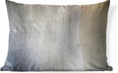 Sierkussen Structure en béton pour usage intérieur - Structure en béton avec différence de couleur - 60x40 cm - Coussin intérieur rectangulaire en coton