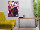 Doe-het-zelf op canvas schilderen - Last Warning-40x60
