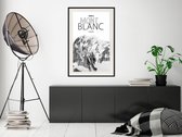 Poster - Peaks of the World: Mont Blanc-30x45