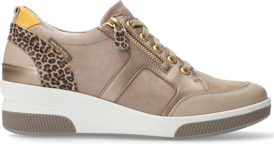 Mephisto Trudie Dames Sneaker - Beige - Extra Breed - maat 38