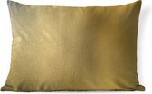 Sierkussens - Kussen - Metalen achtergrond van goud - 60x40 cm - Kussen van katoen