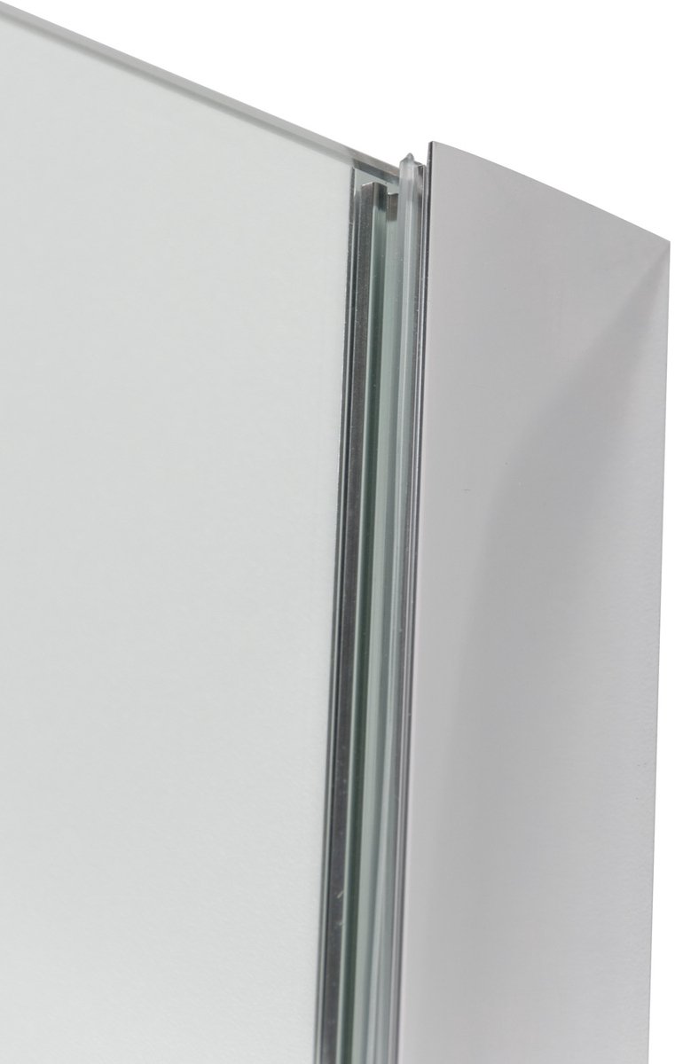 Linea Uno Muurprofiel - Gepolijst Aluminium - 200 cm