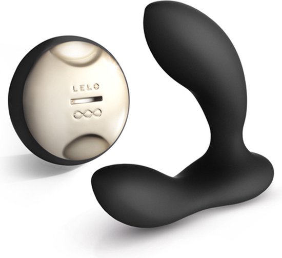 Foto: Lelo hugo prostaatstimulator voor de man black op afstand bedienbaar vibrerend prostaatstimulerend speeltje voor mannen