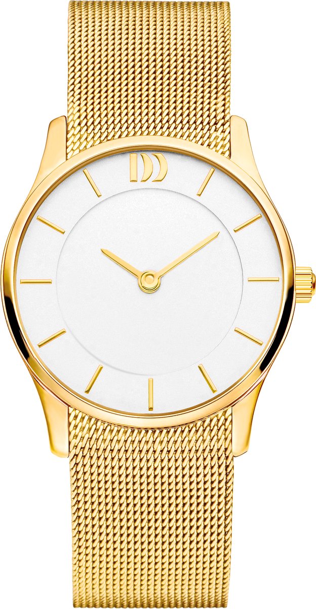 Danish Design IV05Q1063 horloge dames - goud - edelstaal doubl�