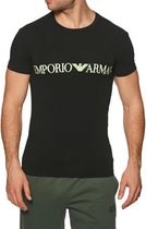 Emporio Armani knit t-shirt - zwart