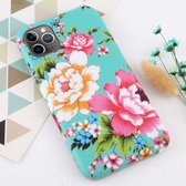 Apple iPhone 11 Pro Max Hoesje - Mobigear - Design Serie - TPU Backcover - Flowers - Hoesje Geschikt Voor Apple iPhone 11 Pro Max