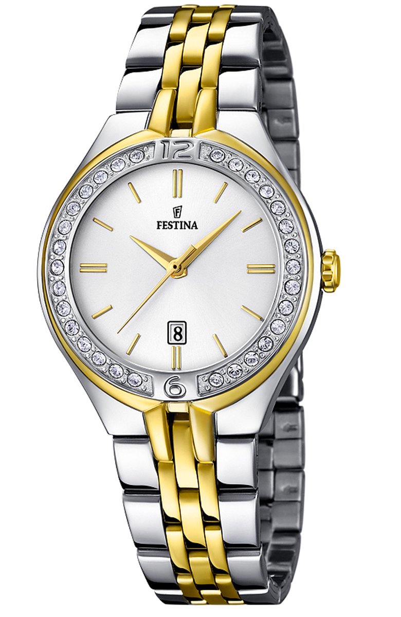 Festina F16868-1 Mademoiselle - Horloge- Staal - Bicolor - 32.5 mm