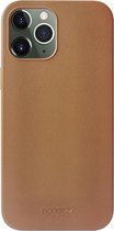 Accezz Leather Backcover Geschikt voor MagSafe iPhone 12 Pro Max hoesje - Bruin