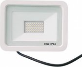 LED Buitenschijnwerper 30W IP66 WIT - - Blanc Froid 6000k - 8000k