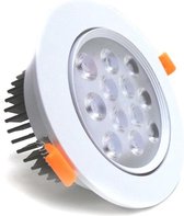 LED Downlight Verzonken 12W 80 ° Verstelbaar Rond - Wit licht - Overig - wit - Unité - Wit Neutre 4000K - 5500K - SILUMEN