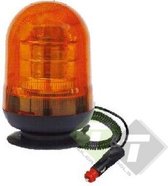 Zwaailamp LED Oranje, Waarschuwingslamp, 12-24V, Magnetisch