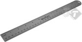 Liniaal, 30cm/12 Inch aluminium