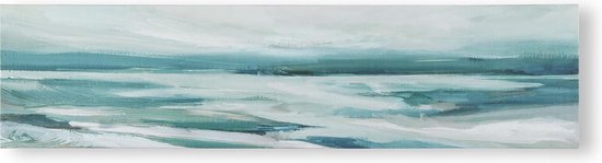 Art for the Home | Abstracte Kust - Canvas - 30x120 cm