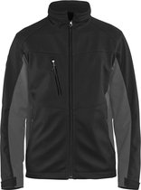 Blaklader Softshell Jack 4950-2516 - Mannen - Zwart/Grijs - M