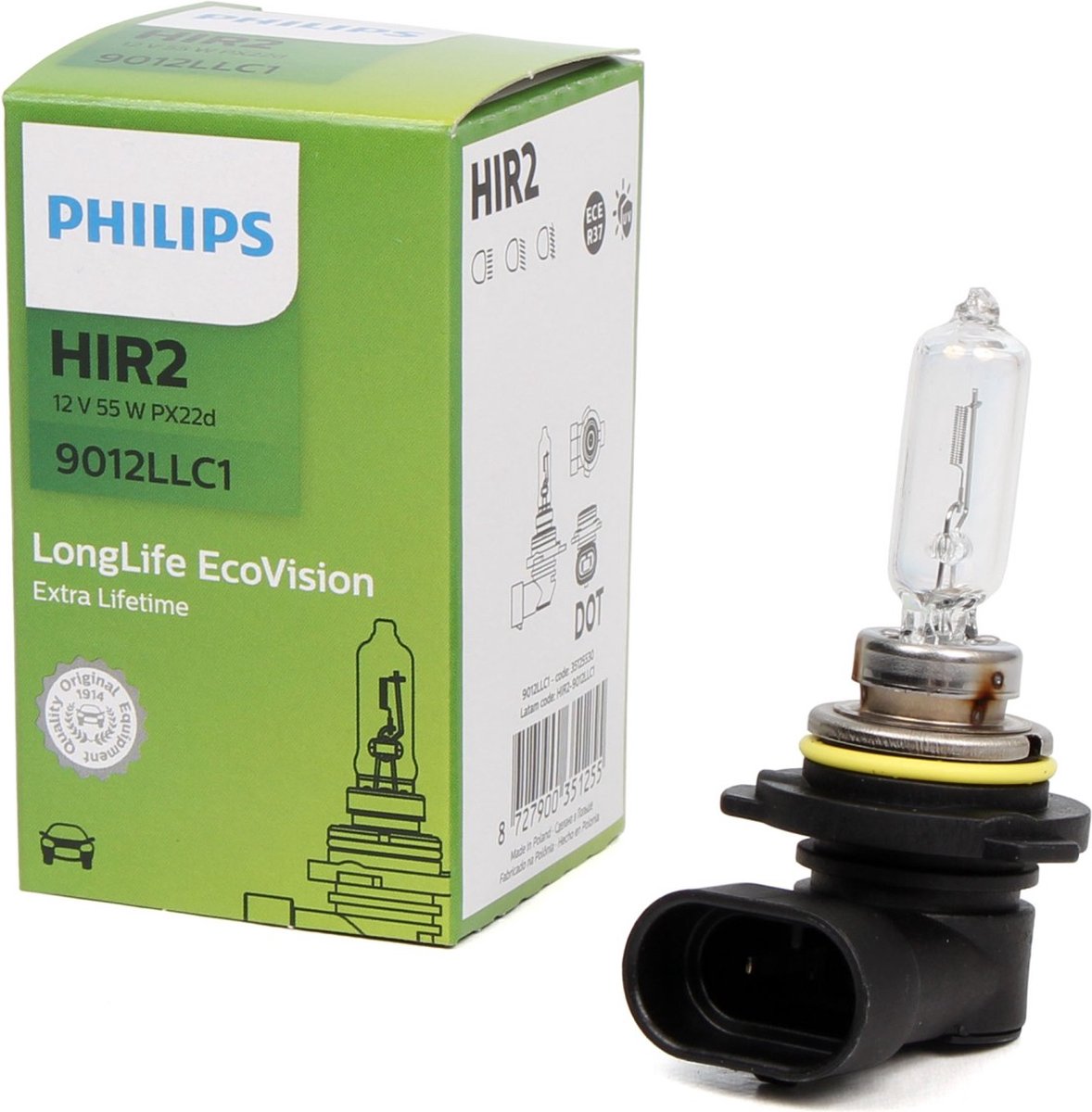 Philips Gloeilamp, HIR2 Longlife EcoVision bol.com