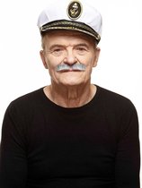 Partychimp Snor Dean Heren Imitatiebont Grijs