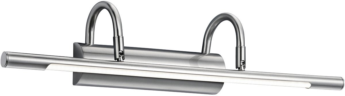 LED Spiegelverlichting - Schilderijverlichting - Trion Codrado - 8W - Warm Wit 3000K - Mat Nikkel - Aluminium