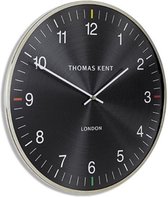 Thomas Kent - Klok rond Oyster L - 65cm - Gunmetal met zilver