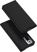 Hoesje geschikt voor Xiaomi Redmi Note 10 Pro - Dux Ducis Skin Pro Book Case - Zwart