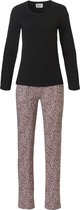 Ten Cate - Goodz Pyjama Animal Dot - maat L - Dierenprint Roze Zwart