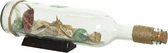 Fles met schelpen 7x9x33cm