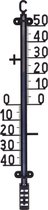 Nampook Tuinthermometer - 41 cm Hoog - Temperatuur van -40 tot + 50 Graden - Zwart