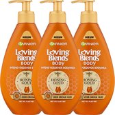 Garnier Loving Blends Bodymilk Honing Goud Multi Pack - 3 x 250 ml