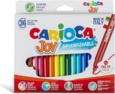 Feutre carioca Superwashable Joy, 36 stylos dans une pochette en carton