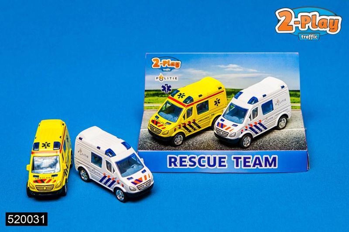 Die Cast pull back 'Rescue Team'