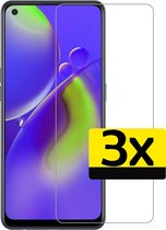 Oppo A74 4G Screenprotector - Oppo A74 4G Screen protector Bescherm Glas Extra Sterk - 3 Stuks