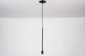 Lumidora Hanglamp 74119 - E27 - Zwart - Metaal