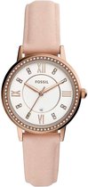 Fossil Gwen ES4877 Horloge - Leer - Roze - Ø 34 mm