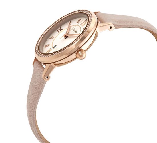 Fossil Gwen ES4877 Horloge - Leer 