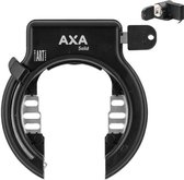 AXA Veiligheidsslot Solid Plus + Accuslot Shimano Rack zwart