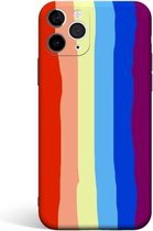 Rainbow IMD schokbestendige TPU beschermhoes voor iPhone 12 mini (1)