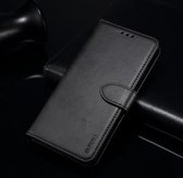 Voor Huawei P40 GUSSIM zakelijke stijl horizontale flip lederen tas met houder & kaartsleuven & portemonnee (zwart)