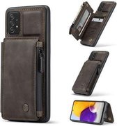 Caseme - Samsung Galaxy A72 - Back Cover Wallet Case - Coffee