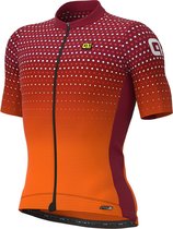 Maillot ALE Homme Manches Courtes Bullet Masai Red-Fluo Orange S