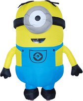 Opblaasbaar Minion 1-oog kostuum mascotte pak