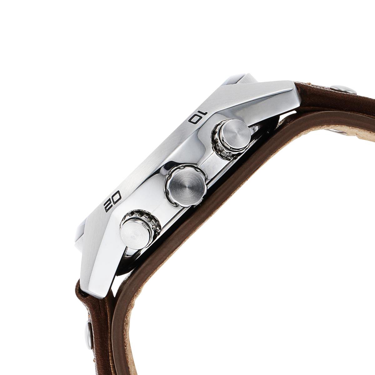 Fossil Coachman CH2891 Horloge - Leer 