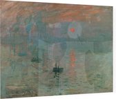 Zonsopgang, Impression, Soleil Levant, Claude Monet - Foto op Plexiglas - 80 x 60 cm
