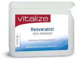 Vitalize Resveratrol 60 capsules | Ondersteunt het immuunsysteem - Goed voor hart en bloedvaten¹