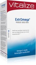 ExtrOmega® Visolie Gold 800 60 capsules - Goed voor hart, gezichtsvermogen en bloeddruk - DHA² draagt bij aan de instandhouding van een normale hersensfunctie en is goed voor het g