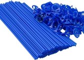 Globos Ballonhouders 40 Cm Blauw 100 Stuks