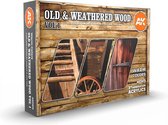 AK interactive Old & Weathered Wood Volume 1 - 6 kleuren - 17ml - AK11673