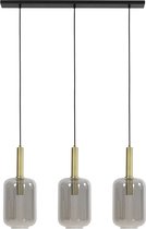 Light & Living Hanglamp Lekar - Antiek Brons - 100x22x32cm - 3L - Modern - Hanglampen Eetkamer, Slaapkamer, Woonkamer