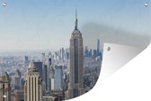 Tuinposter - Tuindoek - Tuinposters buiten - Skyline van New York met het Empire State Building - 120x80 cm - Tuin