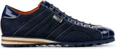 Harris Mannen Suède    Lage sneakers / Herenschoenen  0894 sue - Blauw - Maat 38.5