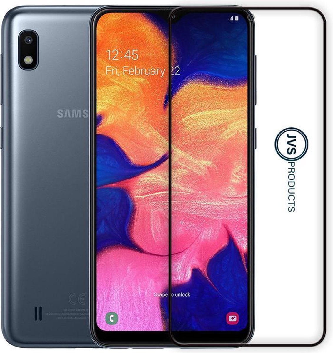 Screenprotector geschikt voor Samsung Galaxy A10 - Premium - Volledig bedekt - Edge to edge - Tempered Glass - Beschermglas - Glas - Transparant